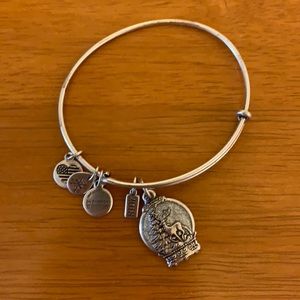 Alex and Ani Christmas Snowglobe bracelet